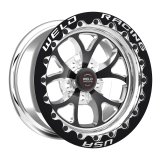 Weld S76 17x11 / 5x120mm BP / 7.7in. BS Black Wheel (High Pad) - Black Single Beadlock MT thumbnail 3