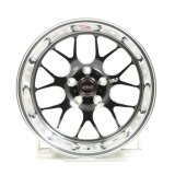 Weld S77 17x9 / 5x4.5 BP / 4.2in. BS Black Wheel (High Pad) - Non-Beadlock thumbnail 2