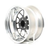 Weld S77 17x9 / 5x4.5 BP / 4.2in. BS Black Wheel (High Pad) - Non-Beadlock thumbnail 4