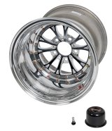 Weld Vitesse 15x14 / 5x4.75 BP / 5.5in. BS Black Wheel - Non-Beadlock thumbnail 2
