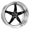 Weld S71 20x9.5 / 5x4.5 BP / 6.3in BS Black Wheel (High Pad) - Non-Beadlock thumbnail 5