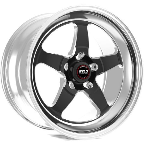 Weld S71 20x9.5 / 5x4.5 BP / 6.3in BS Black Wheel (High Pad) - Non-Beadlock thumbnail 6