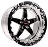 Weld S71 17x10.5 / 5x115mm BP / 5.7in. BS Black Wheel (High Pad) - Black Single Beadlock MT thumbnail 3