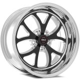 Weld S76 17x8 / 5x4.75 BP / 4.2in. BS Black Wheel (High Pad) - Non-Beadlock thumbnail 6