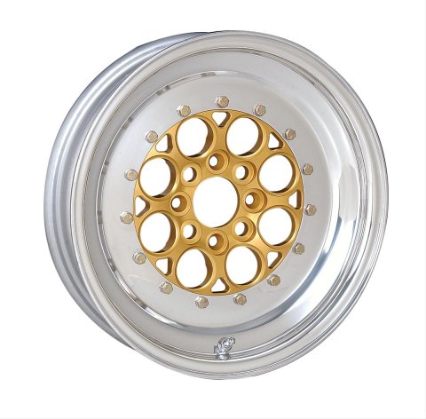 Weld Magnum Import 13x10 / 4x100mm BP / 5in. BS Gold Wheel - Non-Beadlock