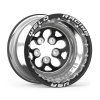 Weld Alpha-1 15x13 / 5x4.5 BP / 4in BS Black Wheel - Black Double Beadlock MT thumbnail 3