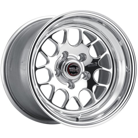 Weld S77 15x4 / 5x4.75mm BP / 2.5in. BS Polish Wheel - Non-Beadlock