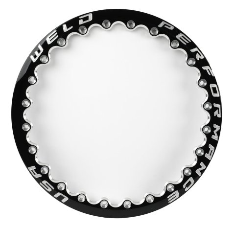 Weld Perf 17in Beadlock Ring A / Gloss BLK MIL