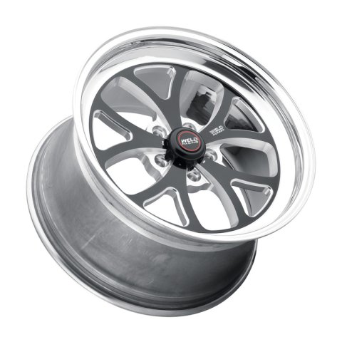 Weld S76 17x9 / 5x115 BP/ 6.2in Backspace (High Pad) Black Wheel - Non-Beadlock thumbnail 2