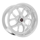 Weld S76 17x9 / 5x115 BP/ 6.2in Backspace (High Pad) Polished Wheel - Non-Beadlock thumbnail 1