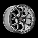 Weld S76 17x10 / 5x115mm BP / 6.7in. BS Black Wheel (High Pad) - Polished Single Beadlock MT thumbnail 3