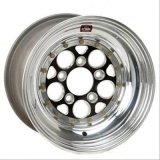 Weld Magnum Import 15x9 / 5x100mm BP / 6in. BS Black/Polished Wheel thumbnail 1