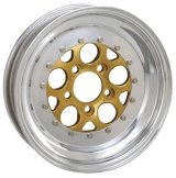 Weld Magnum Import 15x9 / 5x100mm BP / 6in. BS Gold/Polished Wheel thumbnail 1