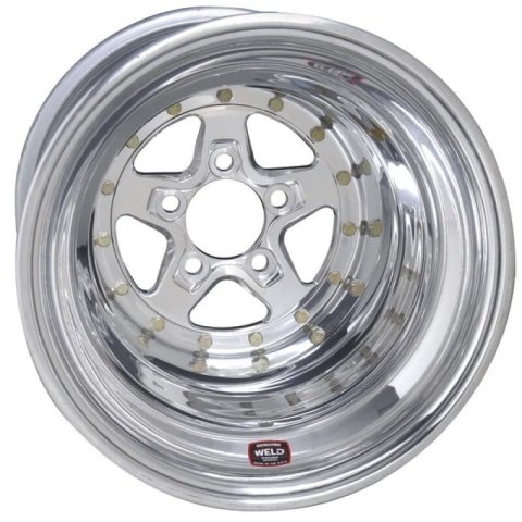 Weld Alumastar 2.0 15x8 / 5x4.75 BP / 4in. BS Polished Wheel - Non-Beadlock thumbnail 2