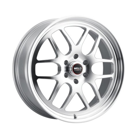Weld Solana 20x9.5 / 6x135 / ET25 / 6.23 BS / 87.1 Bore - Gloss Silver Machined Wheel