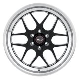 Weld Solana 20x9.5 / 5x120.65 BP / ET0 / 78.1mm Bore - Gloss Black MIL DIA Wheel thumbnail 2