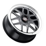 Weld Solana 22x12 / 5x127 BP / ET-57 / 78.1mm Bore - Gloss Black MIL DIA Wheel thumbnail 2