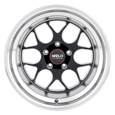 Weld Solana 17x9 / 5x120.65 BP / ET45 / 70.3mm Bore - Gloss Black MIL DIA Wheel thumbnail 1