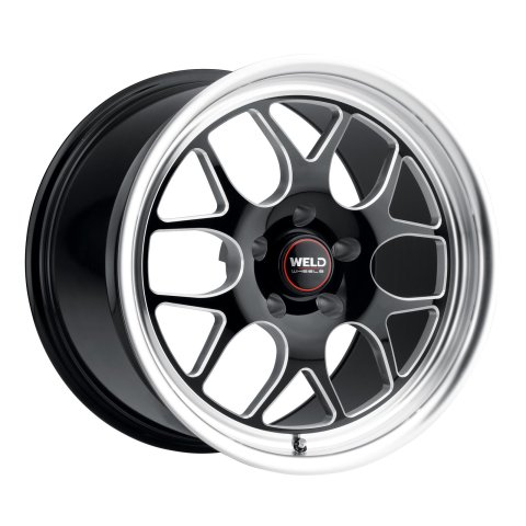 Weld Solana 18x12 / 5x120.65 BP / ET50 / 70.3mm Bore - Gloss Black MIL DIA Wheel thumbnail 1