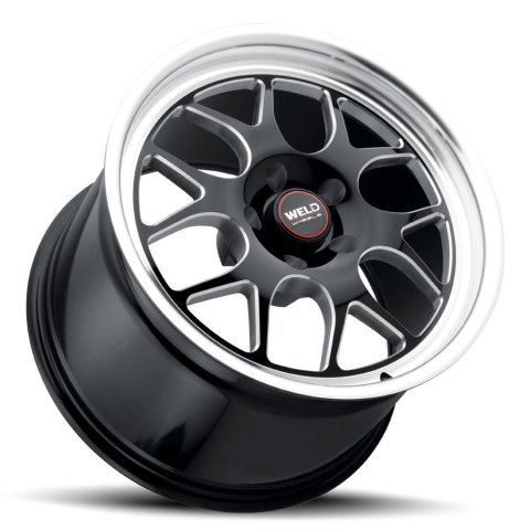 Weld Solana 18x12 / 5x120.65 BP / ET50 / 70.3mm Bore - Gloss Black MIL DIA Wheel thumbnail 3