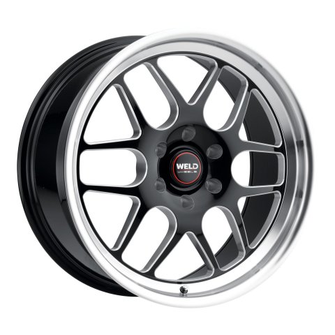 Weld Solana 20x12 / 6x139.7 BP / ET-57 / 106.1mm Bore - Gloss Black MIL DIA Wheel