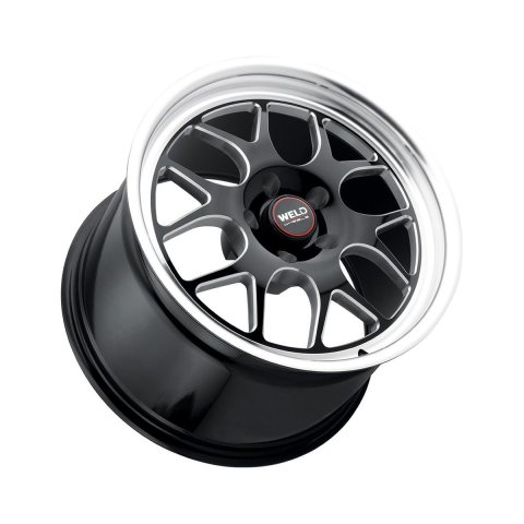 Weld Solana Drag 18x10 / 5x114.3 BP / ET28 / 78.1mm Bore - Gloss Black MIL DIA Wheel thumbnail 3