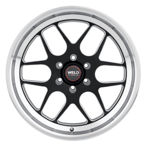 Weld Solana 20x10.5 / 5x120 BP / ET38 / 72.56mm Bore - Gloss Black MIL DIA Wheel thumbnail 2