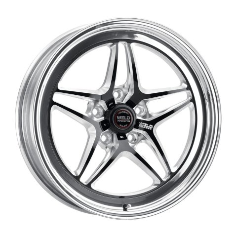 Weld S81 20X9.0 5X4.5 6.3BS (33mm offset) BLACK 3.18 ID High Pad thumbnail 1