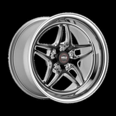 Weld S81 20X9.0 5X4.5 6.3BS (33mm offset) BLACK 3.18 ID High Pad thumbnail 2