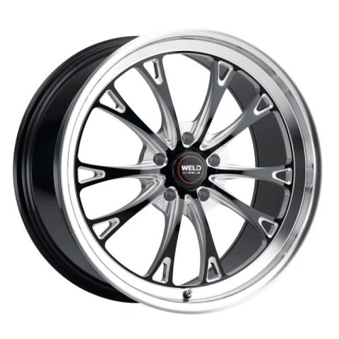 Weld Racing Belmont Beadlock 15x10 / 5x114.3 BP / ET48 / BS 7.38 Gloss Black MIL DIA 78.1 thumbnail 1