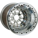 Weld V-Series 15x13 / 5X4.75 / 3in BS - Polished Center and Shell - CTR DBL MTP thumbnail 1