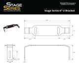 Diode Dynamics Stage Series 6 In U Bracket (Single) thumbnail 4