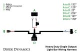 Diode Dynamics Heavy Duty (Single) Output Light Bar Wiring Harness thumbnail 6