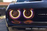 Diode Dynamics Halo Lights LED 120mm - Red Four thumbnail 3