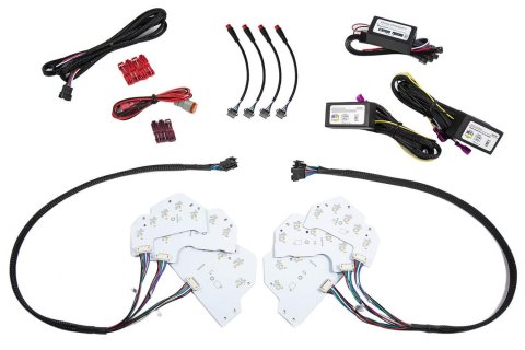 Diode Dynamics 18-23 USDM Ford Mustang RGBWA DRL LED Boards thumbnail 1