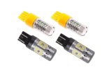 Diode Dynamics JL Wrangler Front Turn Stage 2 (7443 LED Bulb XPR - White and - Amber) thumbnail 1