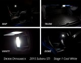 Diode Dynamics 15-19 Subaru WRX Interior Light Kit Stage 1 - Blue thumbnail 4