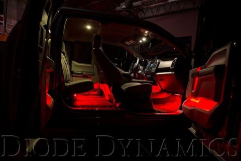 Diode Dynamics LED Footwell Kit - Red thumbnail 7