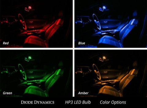 Diode Dynamics 194 LED Bulb HPHP3 LED - Green (Single) thumbnail 2