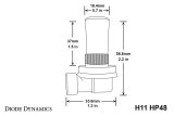 Diode Dynamics H11 HP48 LED - Cool - White Set of 4 thumbnail 6