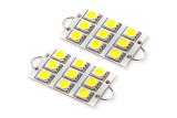 Diode Dynamics 44mm SML9 LED Bulb - Cool - White (Pair) thumbnail 1
