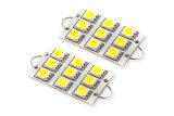 Diode Dynamics 44mm SML9 LED Bulb - Cool - White (Pair) thumbnail 3
