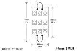 Diode Dynamics 44mm SML9 LED Bulb - Blue (Pair) thumbnail 5
