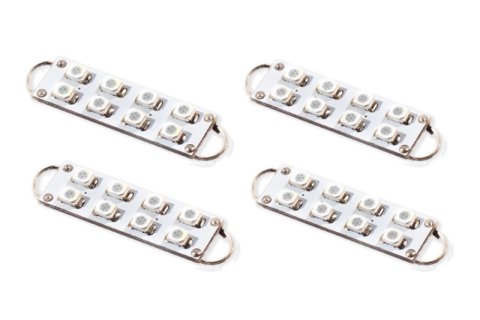 Diode Dynamics 44mm SML8 LED Bulb - Red Set of 4 thumbnail 3