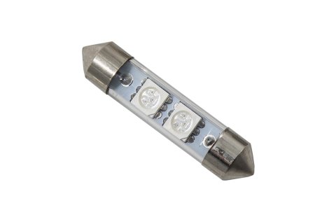 Diode Dynamics 39mm SMF2 LED Bulb - Green (Single) thumbnail 1