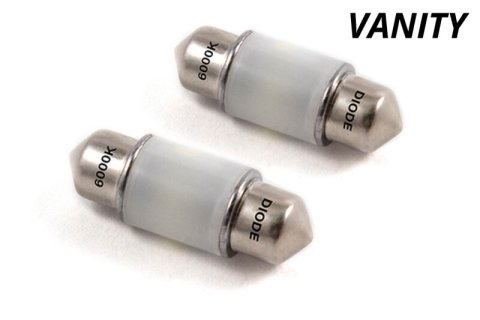Diode Dynamics 31mm SMF2 LED Bulb - Red (Pair) thumbnail 2