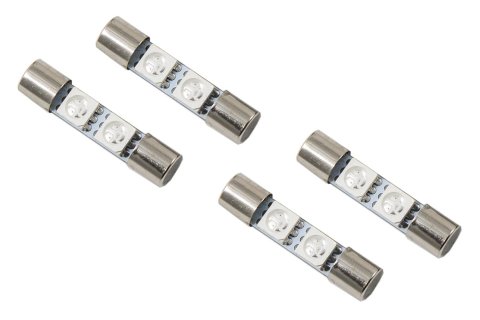 Diode Dynamics 28mm SMF2 LED Bulb - Green Set of 4 thumbnail 1