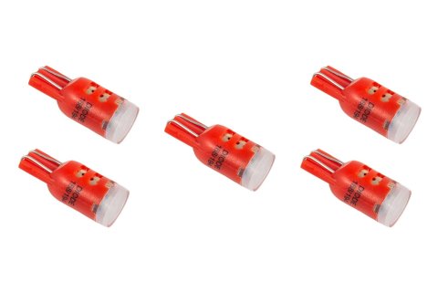 Diode Dynamics 194 LED Bulb HP5 - Red (five)