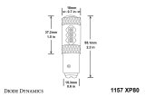 Diode Dynamics 1157 LED Bulb XP80 LED - Amber (Single) thumbnail 7