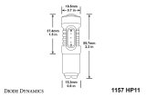 Diode Dynamics 1157 LED Bulb HP11 LED - Amber (Single) thumbnail 7